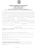 Parent Coordinator Application Form