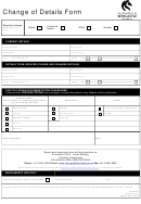 The University Of Newcastle Change Of Details Form Printable pdf