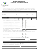 Form Vtr-130-sof - Bonded Title Application Or Tax Collector Statement