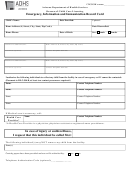 Emergency Information And Immunization Record Card Template
