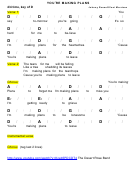 You're Makin' Plans - Johnny Russell/voni Morrison - Key Of D Chord Chart