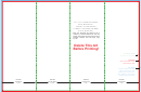 17 X 11 Double-parallel Fold Brochure Template