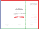 12 X 9 Tri-fold (letterfold) Brochure Template