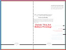 12 X 9 Half-fold Brochure Template