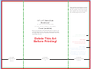 12 X 9 Gate-Fold Brochure Template Printable pdf