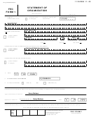 Fec Form 1 Statement Of Organization Printable pdf