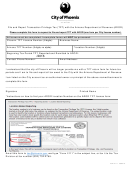 Arizona Department Of Revenue City Of Phoenix - Report Transaction Privilege Tax