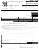 Fillable City Of Hubbard Income Tax Return Printable pdf