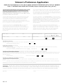 Veterans Preference Application Form - City Of Winona