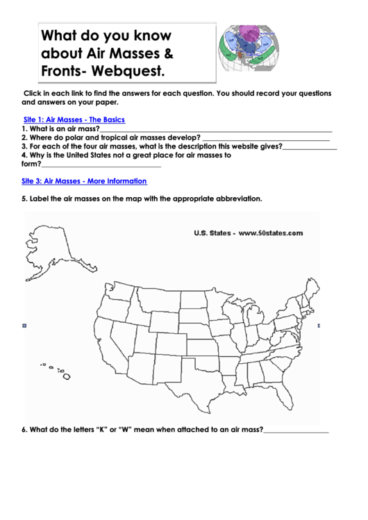Geography Worksheets Printable pdf