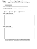 Lab Installation Software Request Form