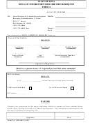 Form 595-1489 - Non-law Enforcement Record Check Request Form A - Iowa Division Of Criminal Investigation