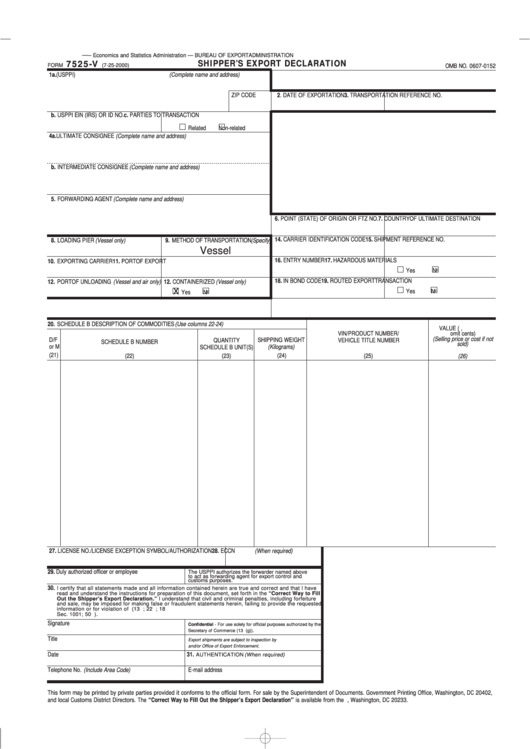 fillable-7525-v-shipper-s-export-declaration-printable-pdf-download