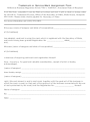 Trademark Or Service Mark Assignment Form
