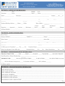 Realtors - Membership Application/change/ Transfer Form