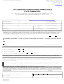 Cdph 503 - Application For Nursing Home Administrator State Examination