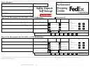 Fedex Shipping Form - Safety Deposit Self Storage