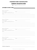 Session Tracking Form