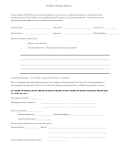 Teacher Change Request Form