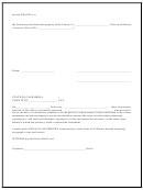 Property title transfer form