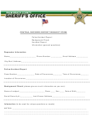 Records Report Request Form