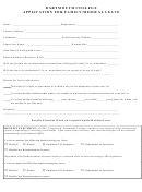 Dartmouth College Application For Family/medical Leave Form