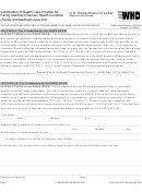 Form Wh-380-f - Certification Of Health Care Provider For Family Member's Serious Health Condition (family And Medical Leave Act)
