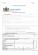 Employment Profile Form (gde 2r) - Gauteng Department Of Education