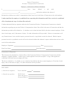 State Of Connecticut Workers' Compensation Commission - Employee's Authorization To Release Information