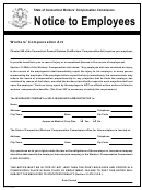 Notice To Employees - State Of Connecticut Workers' Compensation Commission