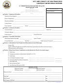 S.f. Administrative Code Chapters 12b And 14b Waiver Request Form (cmd-201)