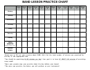 Band Lesson Practice Chart