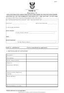 Form 12 - Application For Variation Or Setting Aside Of Protection Order - South Africa