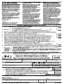 Form W-4 - Employee's Withholding Allowance Certificate - 2015
