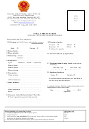 Consulate General Of Vietnam - Visa Application (for Non-vietnamese Passport Holders)