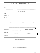 Pta Check Request Form