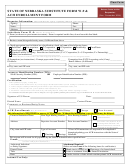 State Of Nebraska Substitute Form W-9 & Ach Enrollment Form - 2014