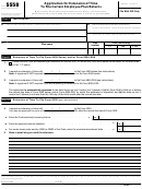 Form 5558 - Application For Extension Of Time To File Certain Employee Plan Returns