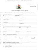 Form Imm. 22 - Application Form For Visa/entry Permit