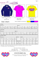 Blackwell Trading Polo Size Chart