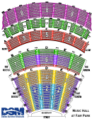 Music Hall Seating Chart Dallas