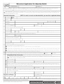 Eb-121 - Wisconsin Application For Absentee Ballot