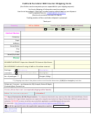Fedex & Purolator Mie Courier Shipping Form