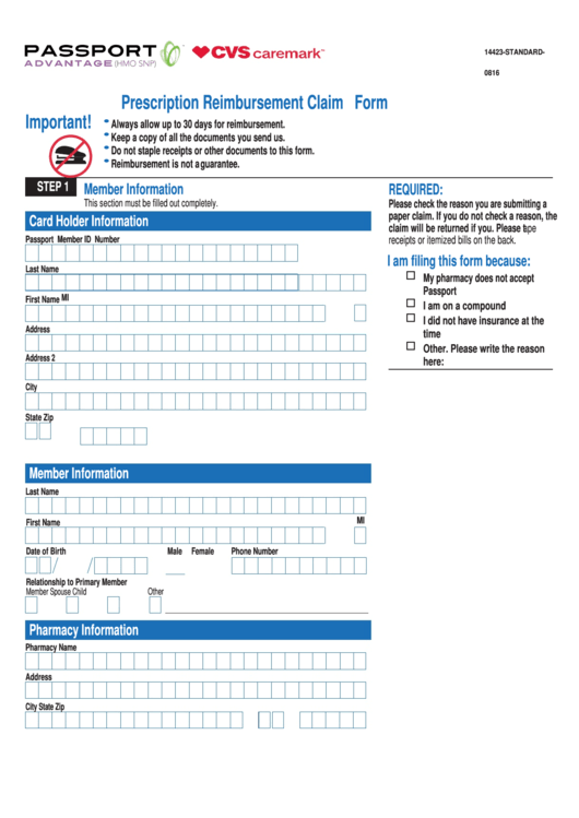 Top 20 Cvs Caremark Forms And Templates Free To Download In PDF Format