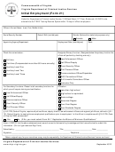 Initial Employment (form 21) - Virginia Department Criminal Justice Services