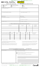 Fillable Cfia / Acia 4560 - Import Declaration - Canada Printable pdf