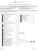 Heavy Vehicle & Equipment Questionnaire Template