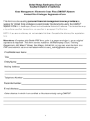 Limited Filer Privileges Registration Form