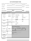Copy Center Request Form