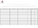 Confined Space Permit Sign-in/sign-out Sheet For Emergency Response